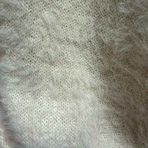 NWT Listicle Cream & Gold Crew Neck Sweater with Sequin Accents- GORGEOUS & SOFT - Picture 9 of 15